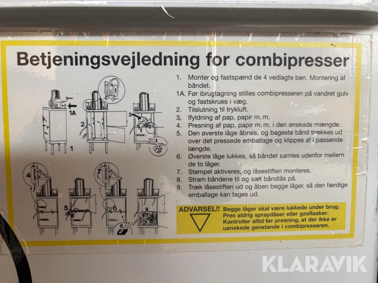Billede 11 - Pappresser Mil-tek CP 102HD pneumatisk