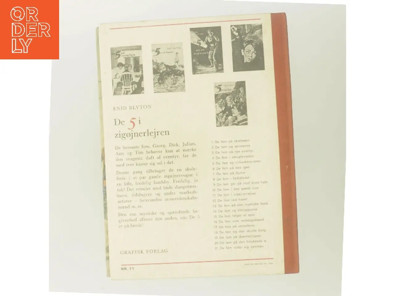 Billede 3 - De 5 i zigøjnerlejren af Enid Blyton (Bog)