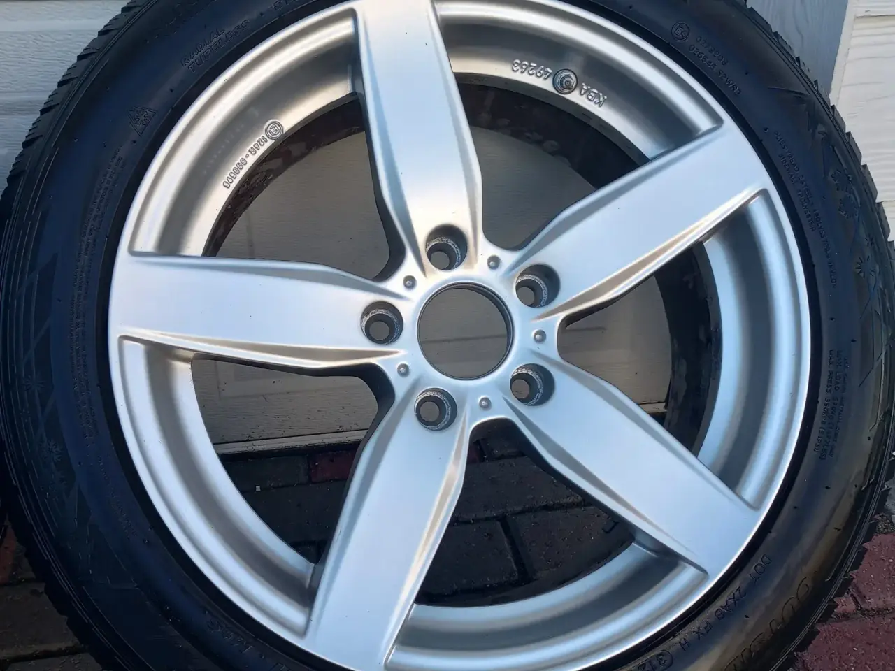 Billede 2 - 17" vinterhjul, Vinterdæk BMW 5x120 Tpms, gode dæk