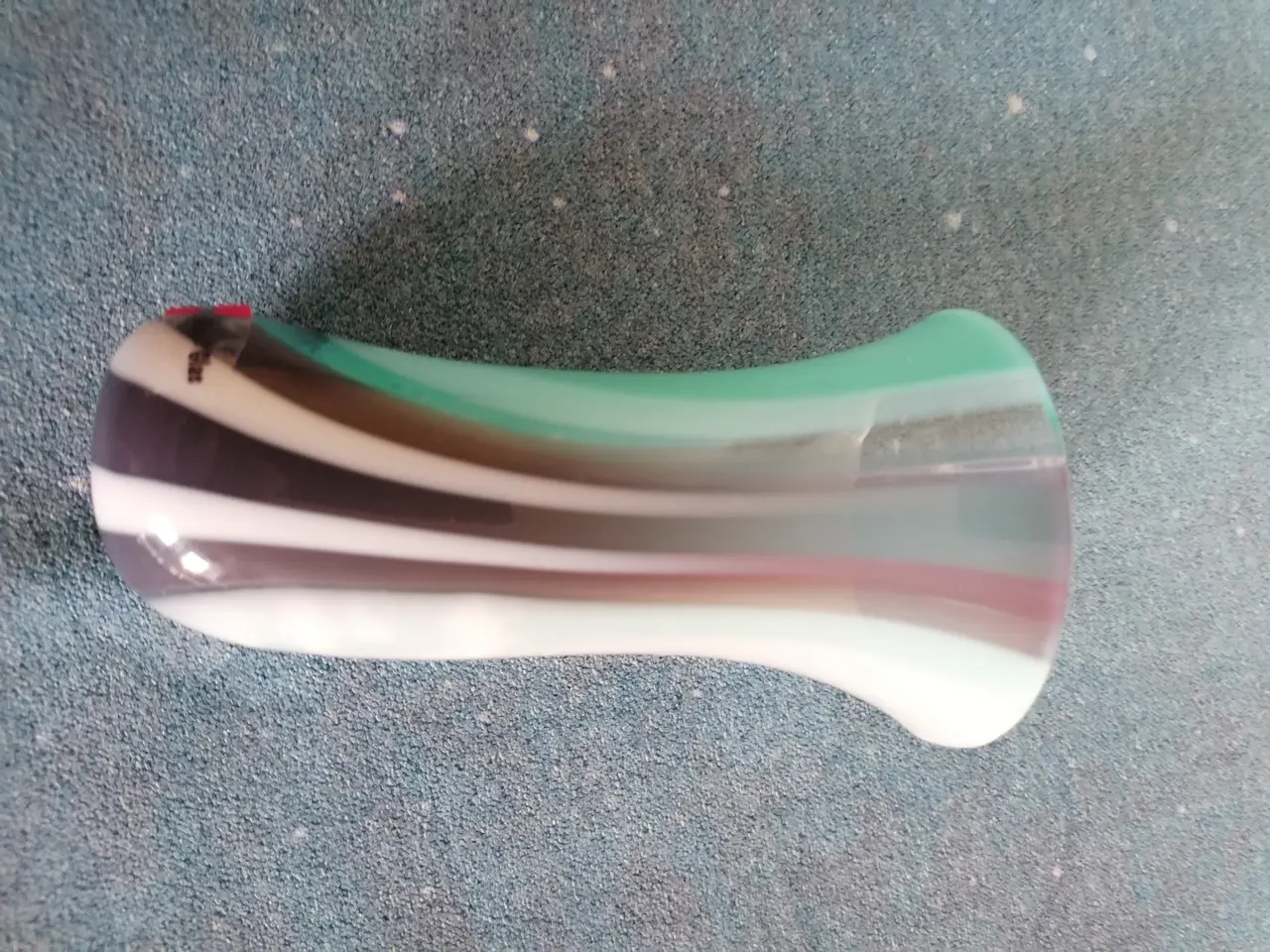 Billede 3 - Smuk Lille Glasfust Vase fra Aida Glas