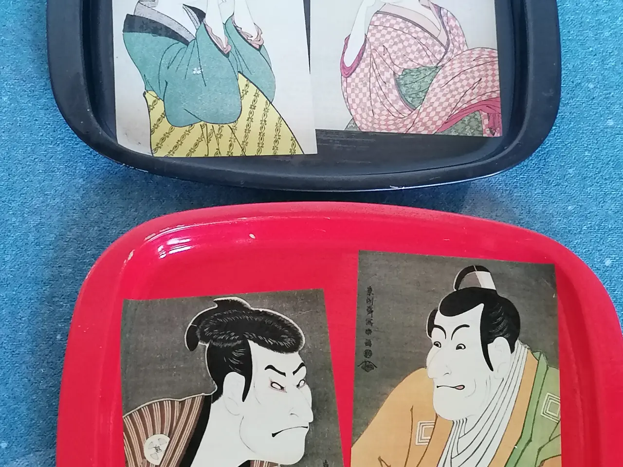 Billede 1 - To Flotte Små Japanske Blikfade