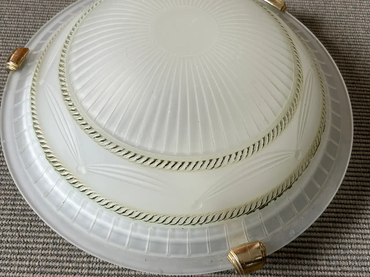 Billede 1 - Plafond i matteret glas, Vintage