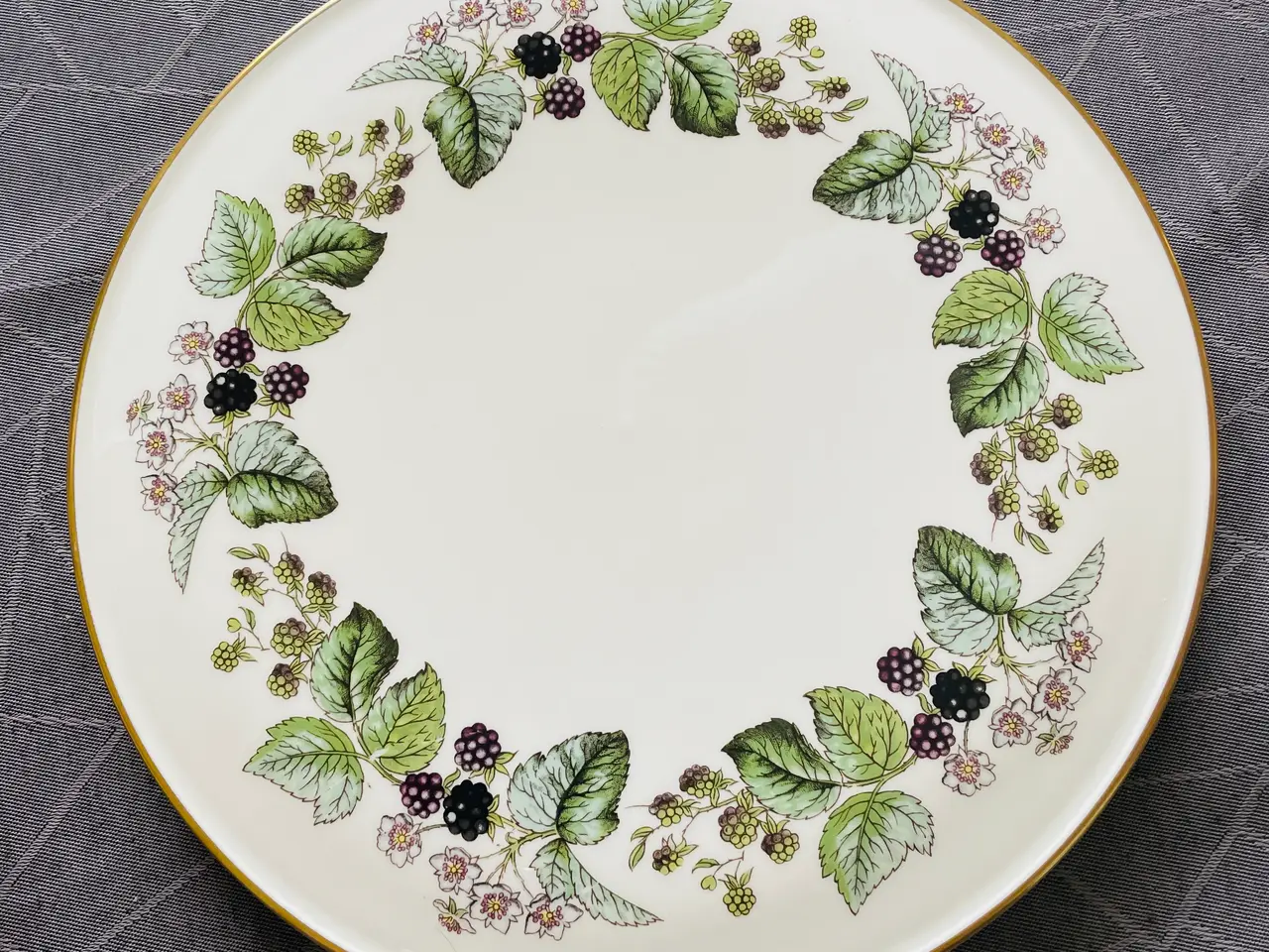Billede 2 - Flot Royal Worcester kagefad m. kagespade
