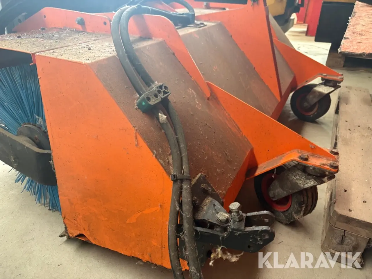 Billede 5 - Kost med opsamler Hydromann 1,5 m hydraulisk med redskabsadapter