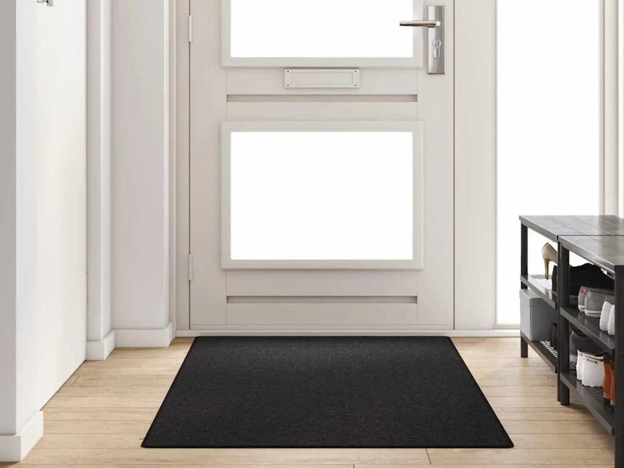 Billede 1 - Tæppeløber 100 × 200 cm - antracit, 100% polypropylen