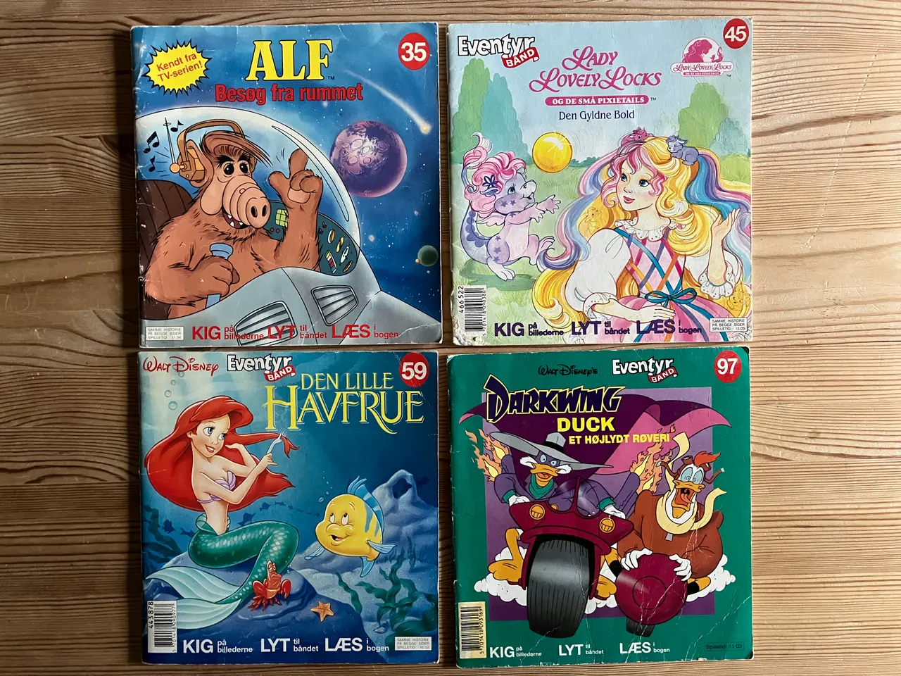 Billede 2 - Disney's Eventyr Bånd KIK LYT LÆS bøger