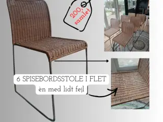 Flet spisestuestole