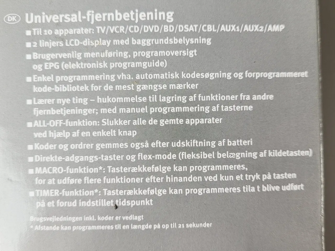 Billede 7 - ⭐️· Silvercrest Universal fjernbetjening