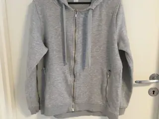 HM sweatshirt med lynlås str. M