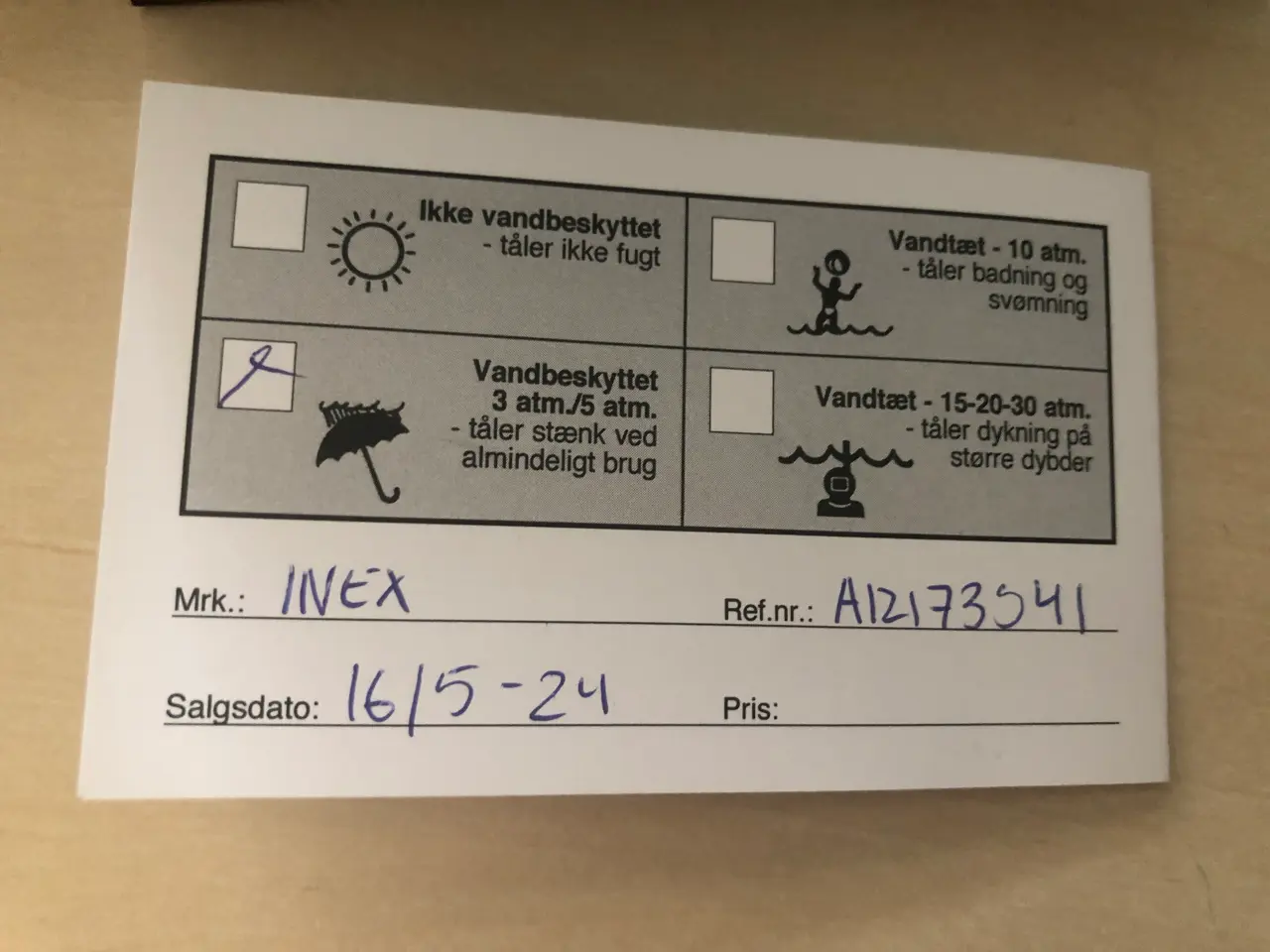 Billede 4 - Armbåndsur fra Inex