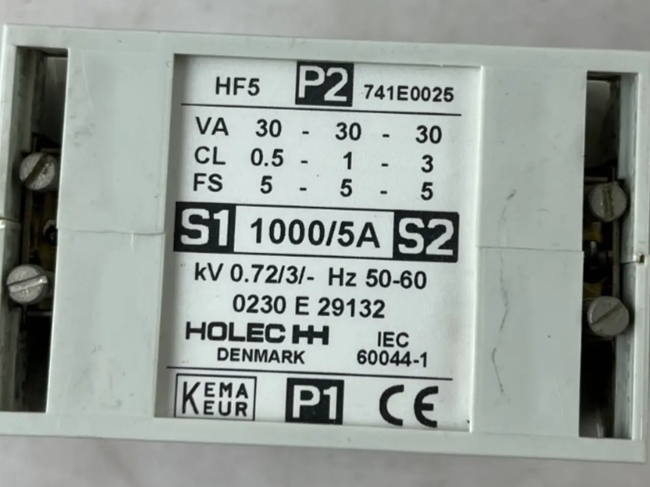 Billede 1 - Holec HF5 741E0025 strømtransformer 1000/5A 30VA