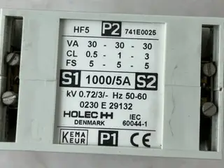 Holec HF5 741E0025 strømtransformer 1000/5A 30VA