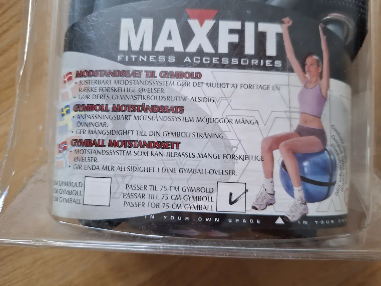Billede 3 - Modstandssæt til gym bold