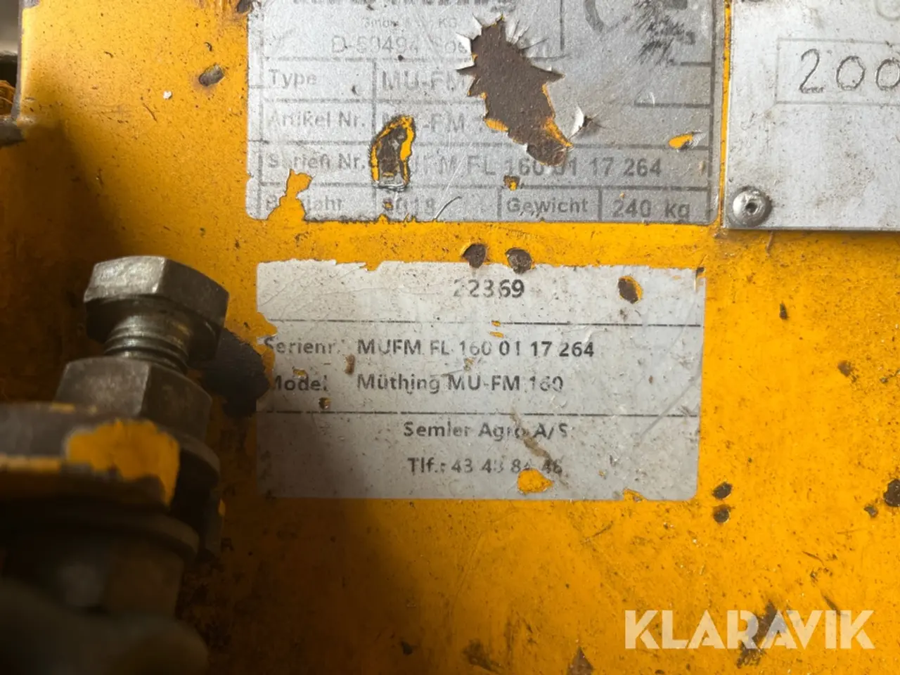 Billede 10 - Brakpudser/Slagleklipper Muthing MU-FM 160