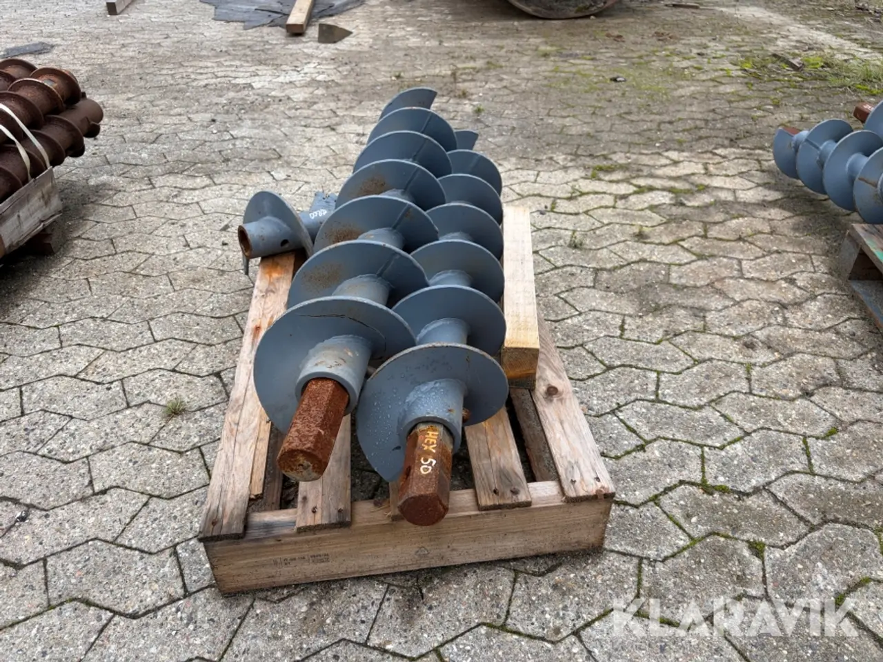 Billede 2 - Sneglebor med starter til sten materiale 2 Styk