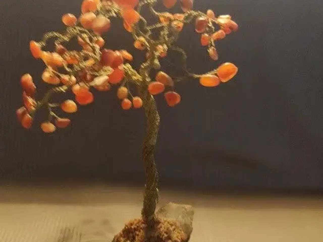 Billede 4 - Smukt Gemstone Bonsai Træ