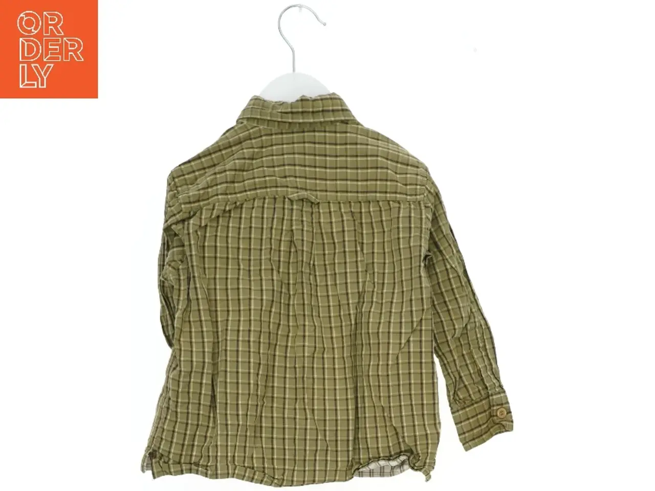Billede 2 - Grøn ternet skjorte til børn fra H&M (str. 98)