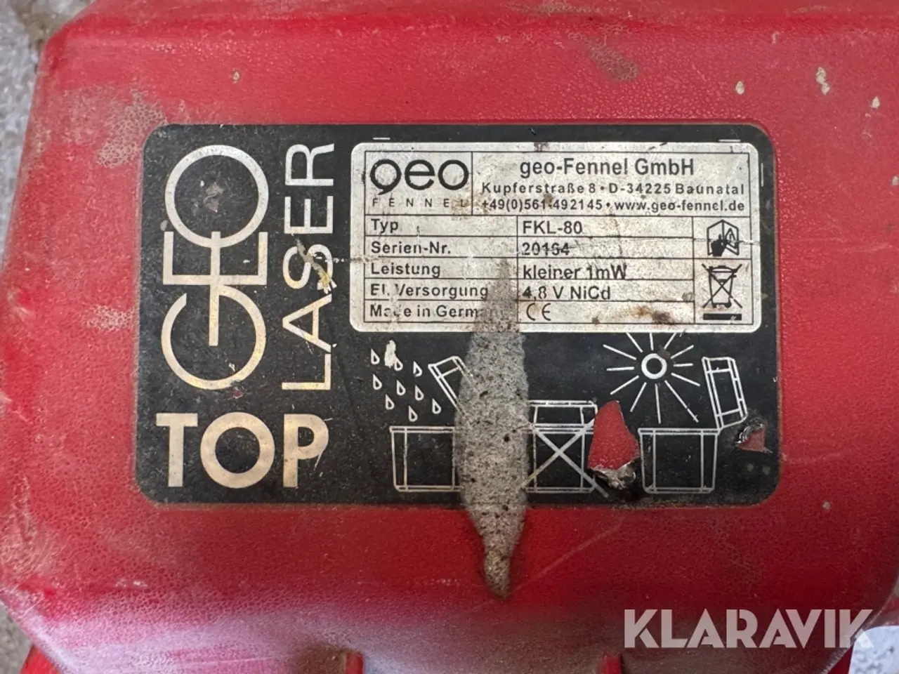 Billede 4 - Rørlægnings laser GEO Laser FKL-80