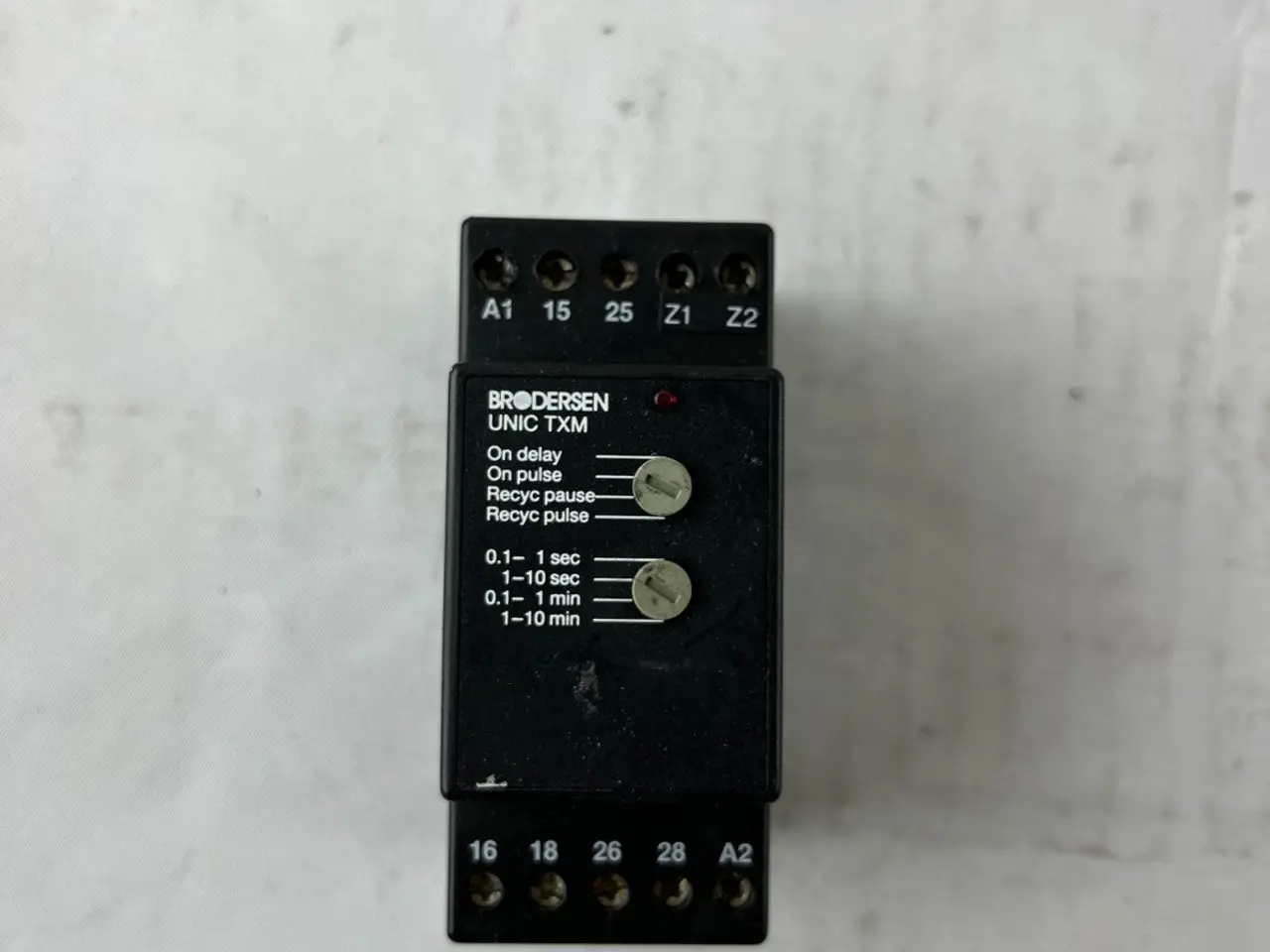 Billede 2 - Brodersen UNIC TXM Timer relæ 230V AC DIN