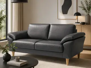 Kolding 2,5 pers lædersofa