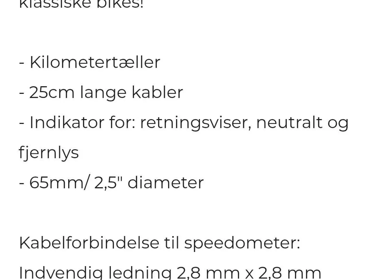 Billede 3 - Lille Speedometer