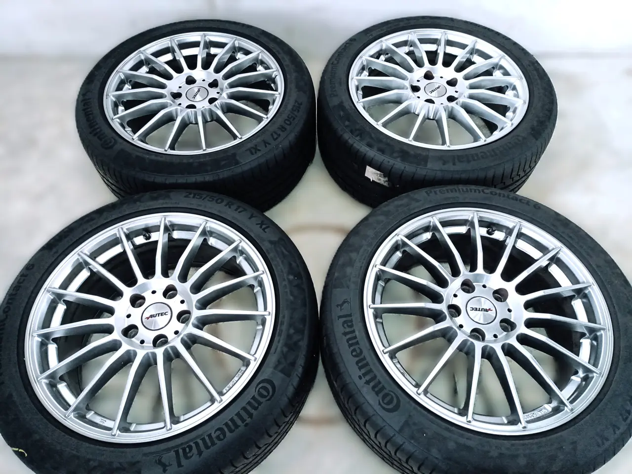 Billede 5 - 5x108 17" ET45 nav 70ø AUTEC sommersæt inkl.TPMS 