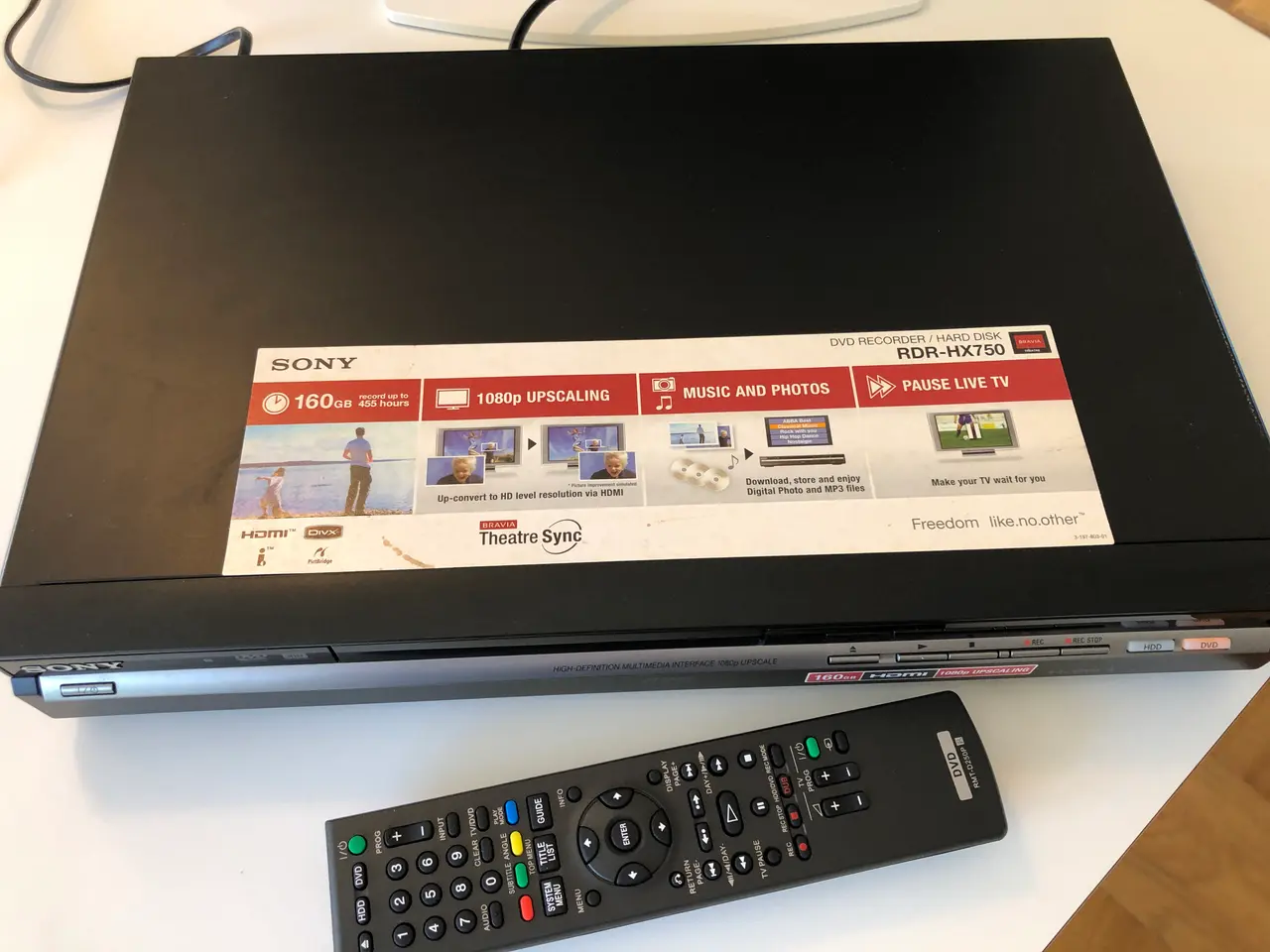 Billede 3 - Sony DVD afspiller med Harddisk optager