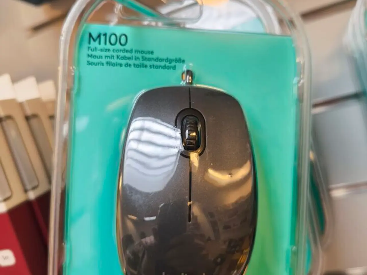 Billede 2 - 5 stk. LOGITECH M100 mus (ubrugt)