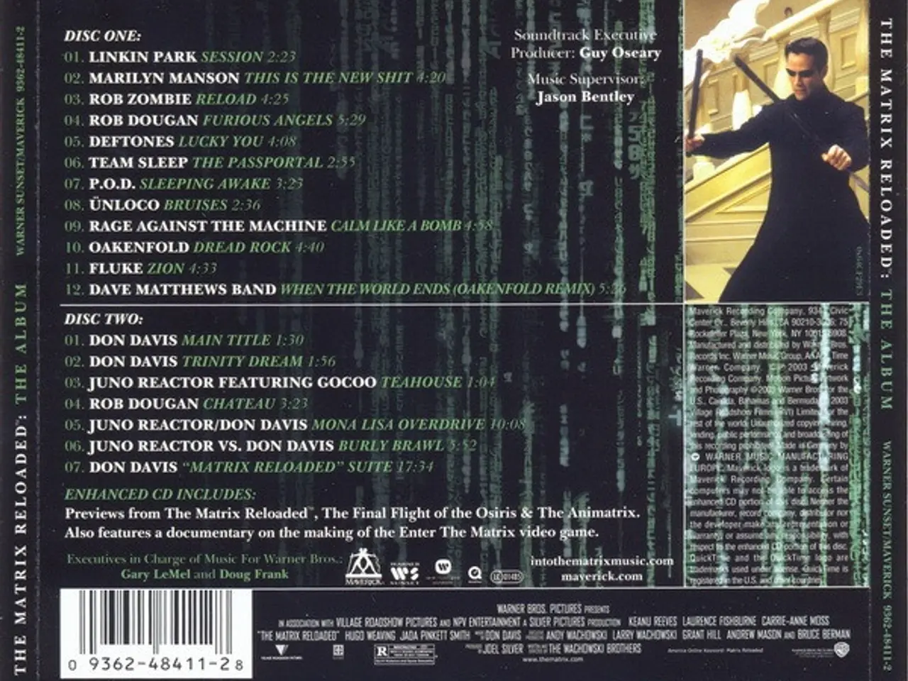 Billede 2 - Diverse kunstnere – The Matrix Reloaded