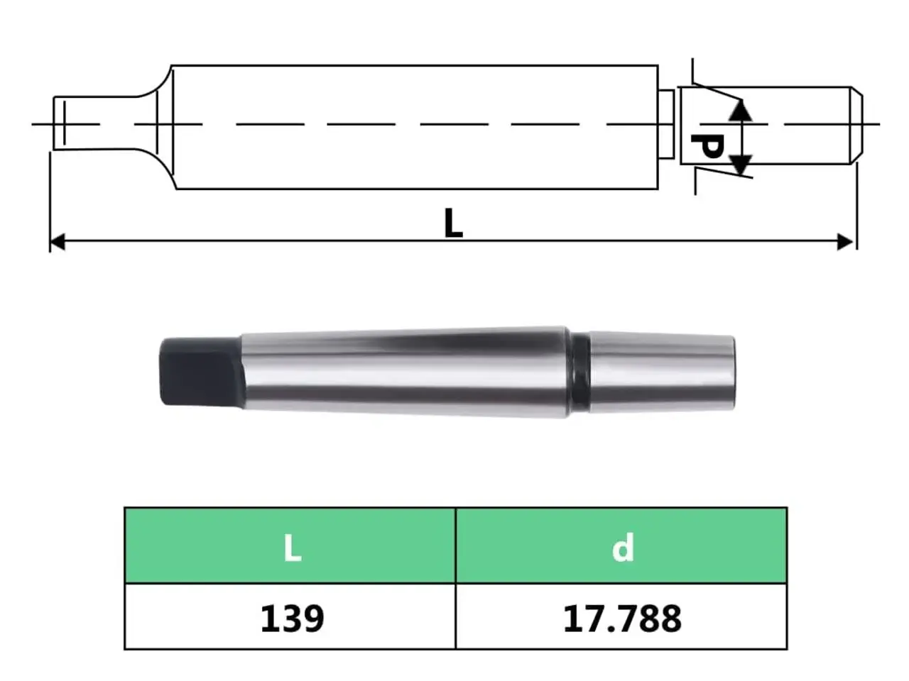 Billede 8 - Borepatron med quick release MT3-B18 - 1-16 mm nøglefri