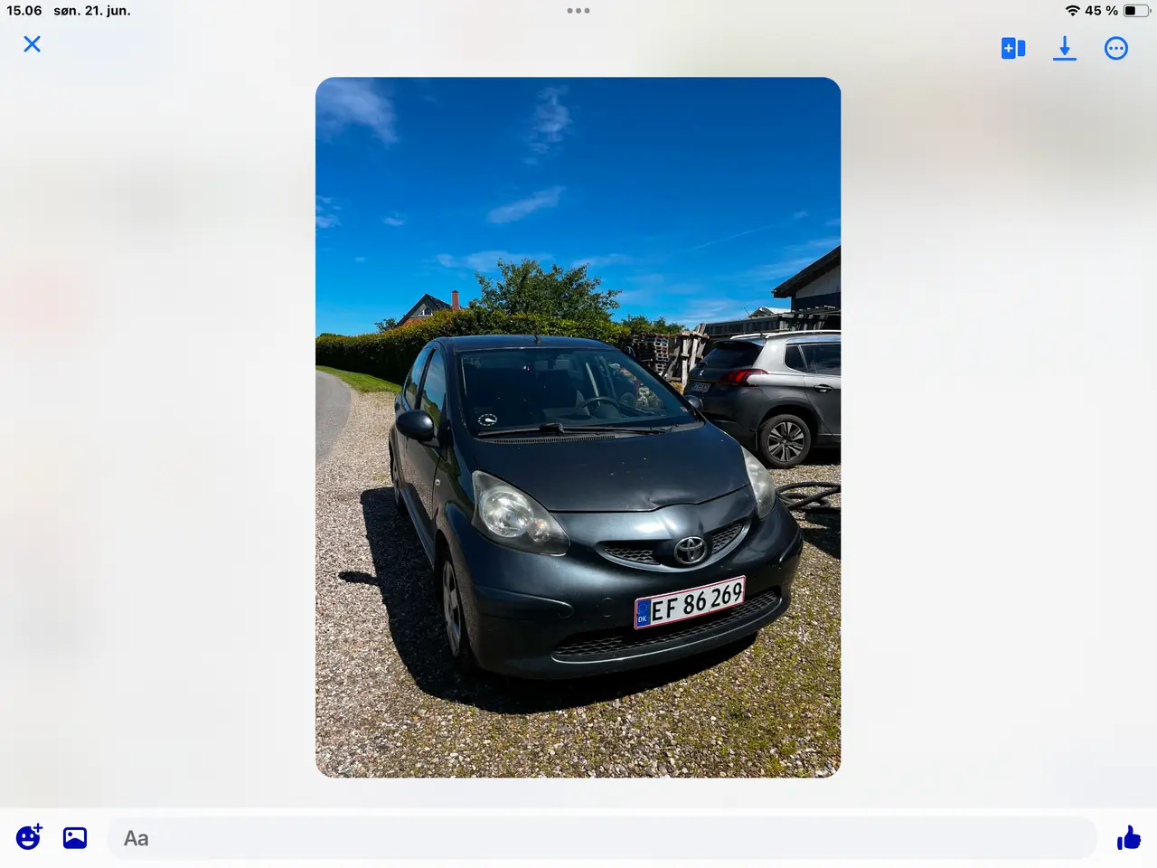 Billede 1 - Toyota aygo. 4 dørs