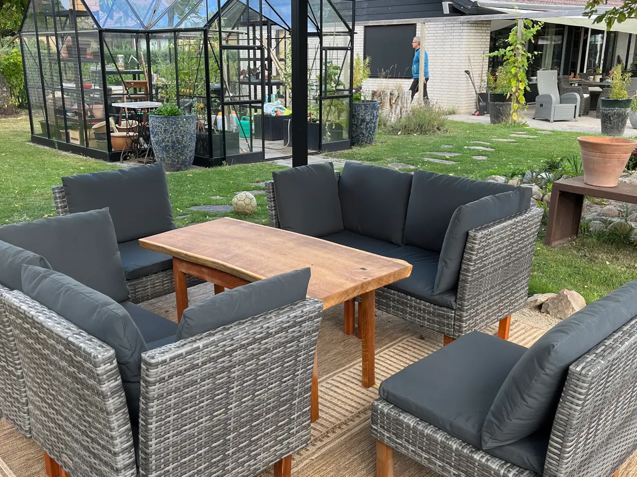 Billede 3 - Superflotte, nye havesofaer - modulopbygget
