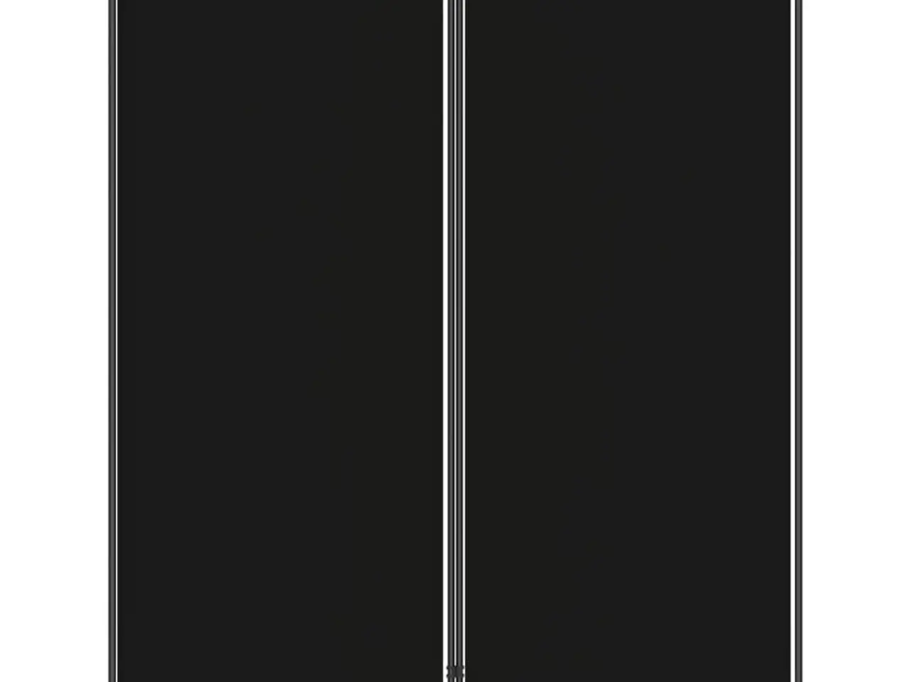 Billede 5 - 2-panels rumdeler 175x180 cm stof sort