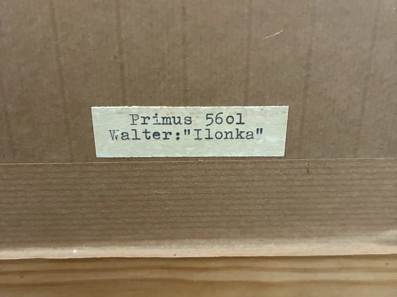 Billede 2 - Billede “Tipnka” Primus Walter