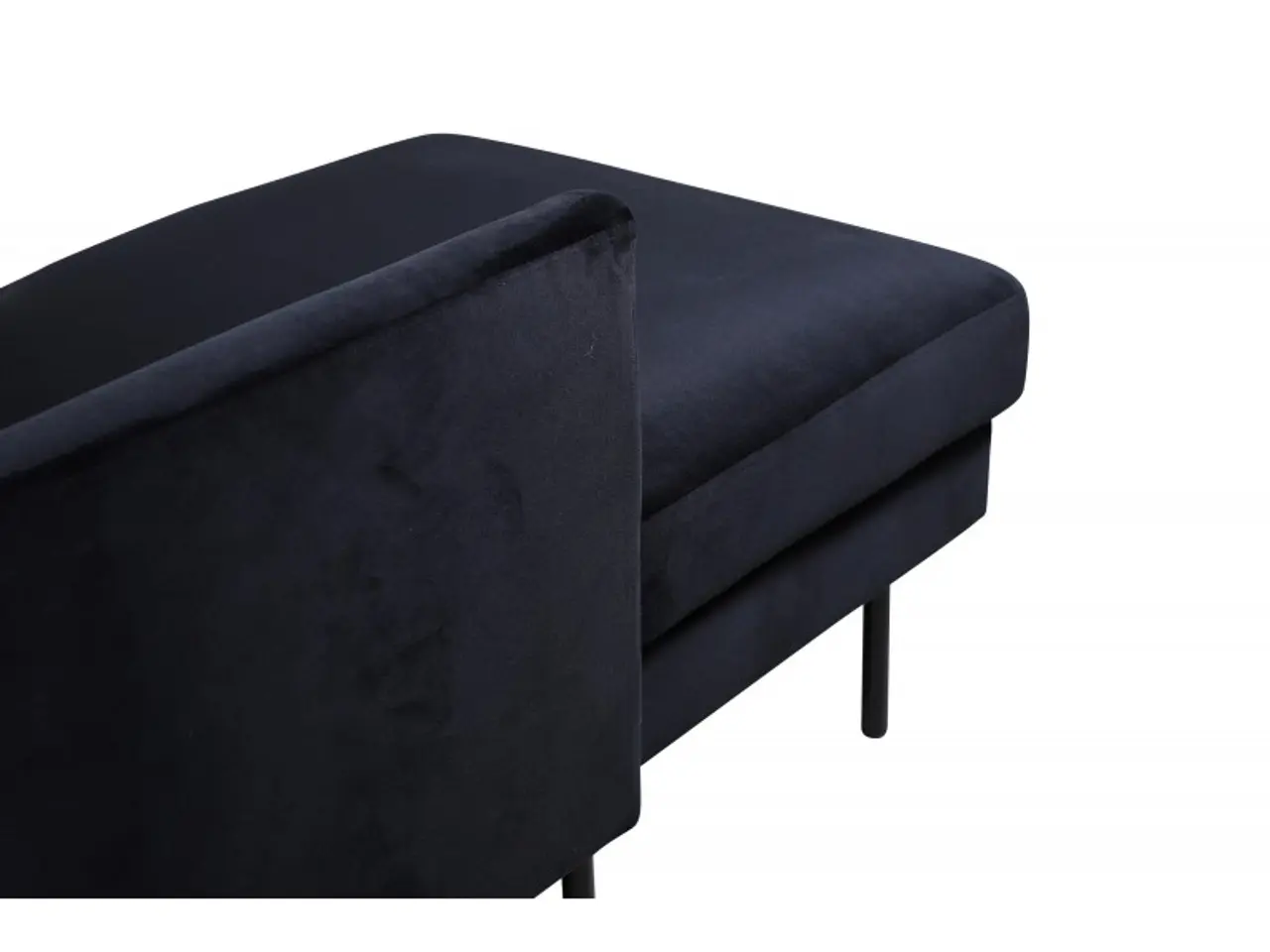 Billede 6 - Zoom U-Sofa - Sort Velour