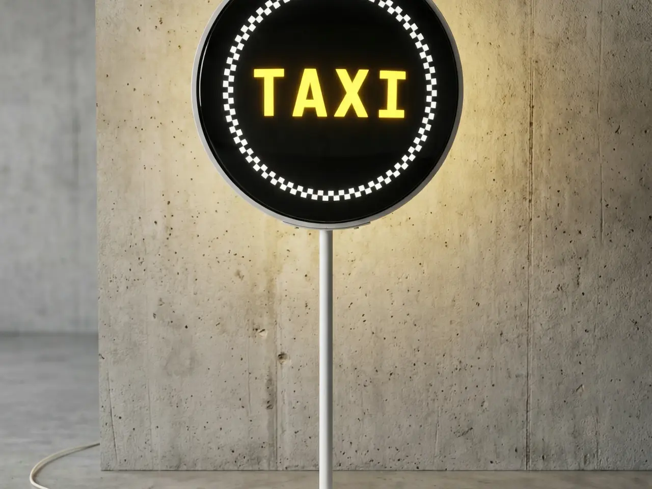 Billede 1 - RETRO GULVLAMPE ( TAXI )