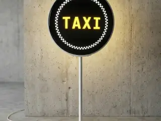 RETRO GULVLAMPE ( TAXI )