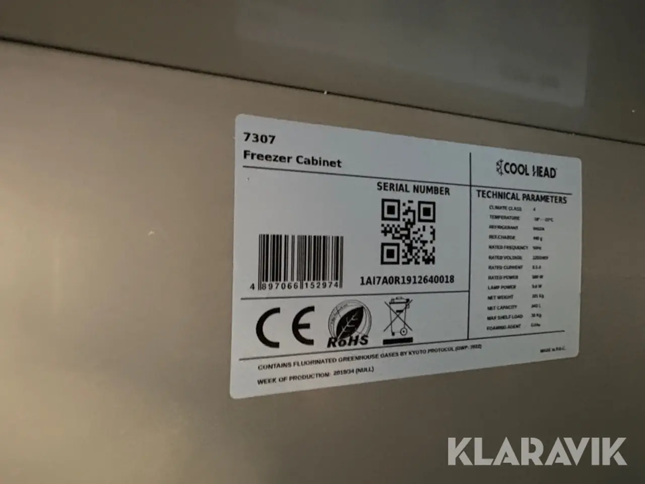 Billede 11 - Fryseskabe Cool Head Freezer Cabinet - 2 styk