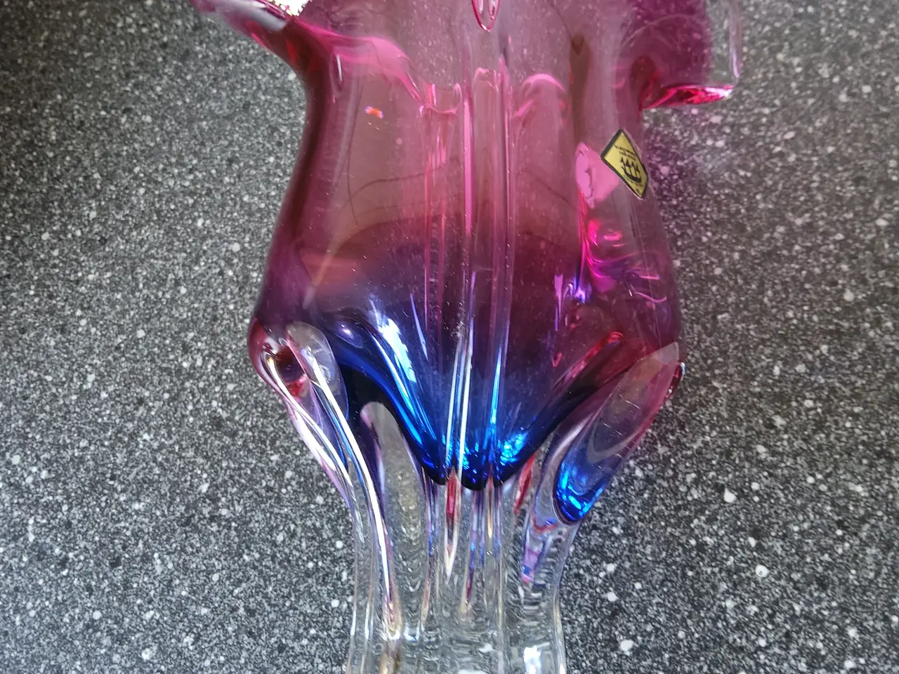 Billede 2 - Hospodka glaskunst vase.