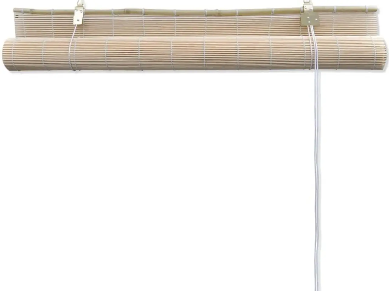 Billede 5 - Bambusrullegardin 80 x 220 cm - naturfarvet