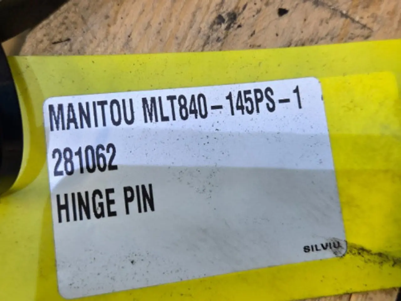 Billede 9 - Manitou MLT840-145PS Pin 281062