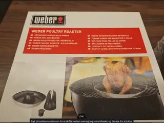 Fabriksny Weber Poultry Roaster
