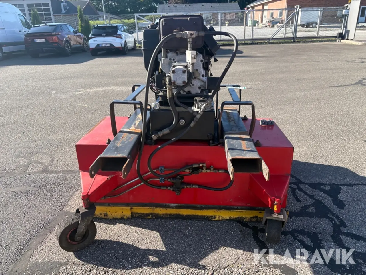 Billede 6 - Kost med opsamler Hydromann 1200 hydro-sweeper til gaffeltruck