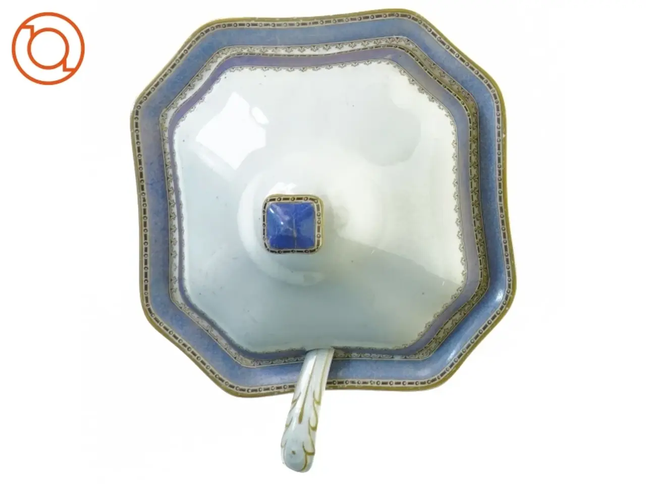 Billede 4 - Antik Terrin Skål med låg og ske fra Myott, Son And Co Imperial England(str. 17 x 7 cm)