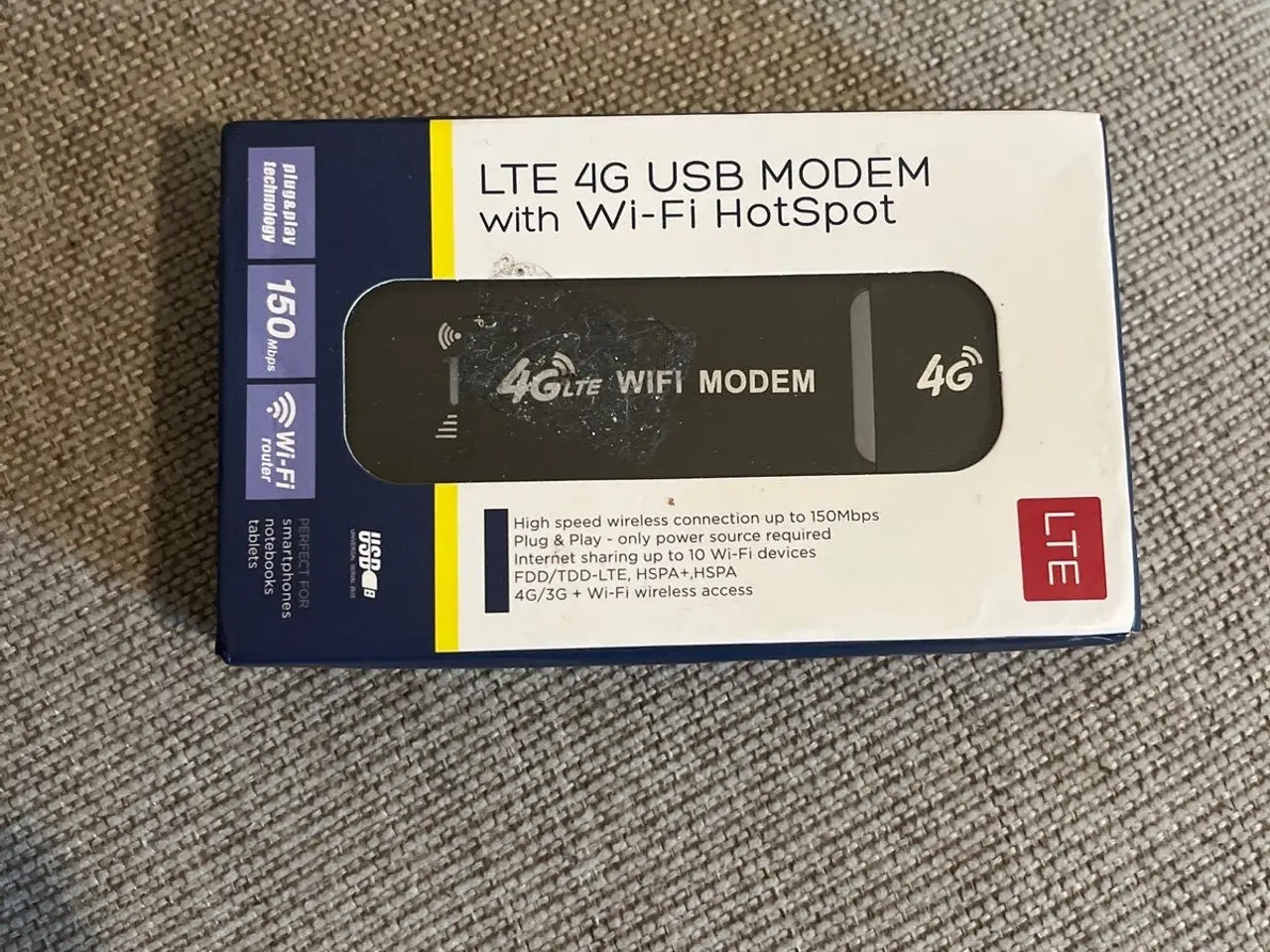 Billede 2 - USB 4G LTE modem / WiFi router dongle med SIM