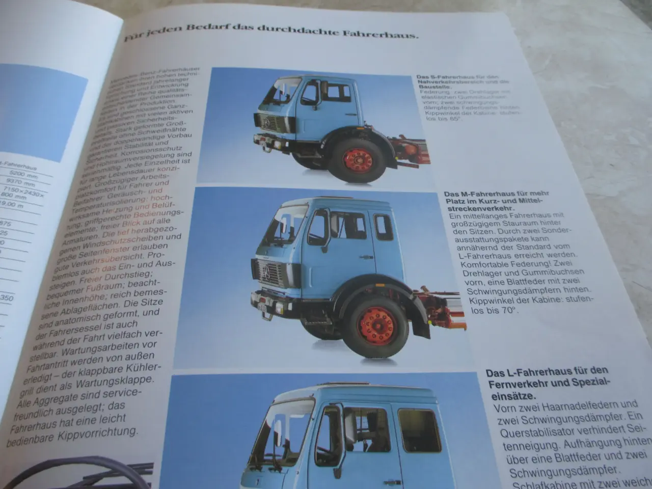 Billede 4 - Tekniske data Mercedes 1417 C