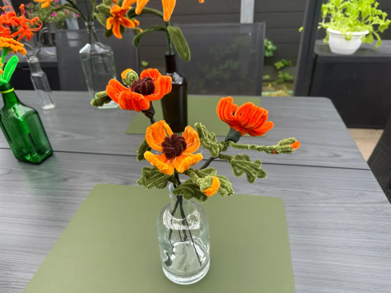 Billede 2 - Blomster lavet af piberensere