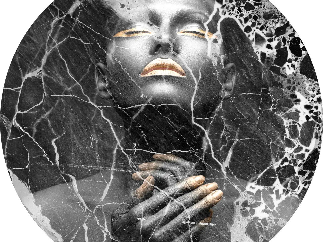 Billede 1 - GRATIS billede Marble Lady 110 cm