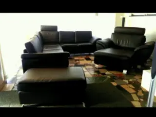 Italiensk læder modul sofa