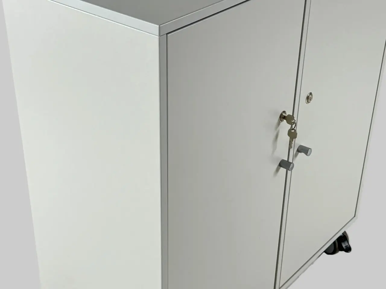 Billede 4 - Cube Design Quadro Skab – Lysegrå 80x35x87cm